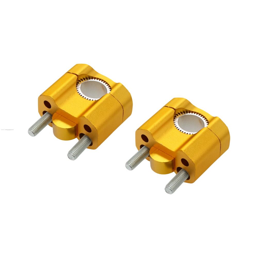 Abrazadera de Manubrio Aumento PROMOTO T1 Dorado (2 PIEZAS)