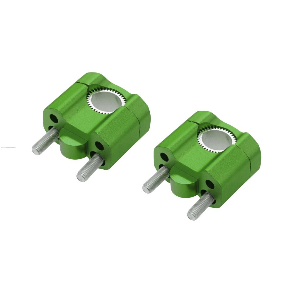 Abrazadera de Manubrio Aumento PROMOTO T1 Verde (2 PIEZAS)