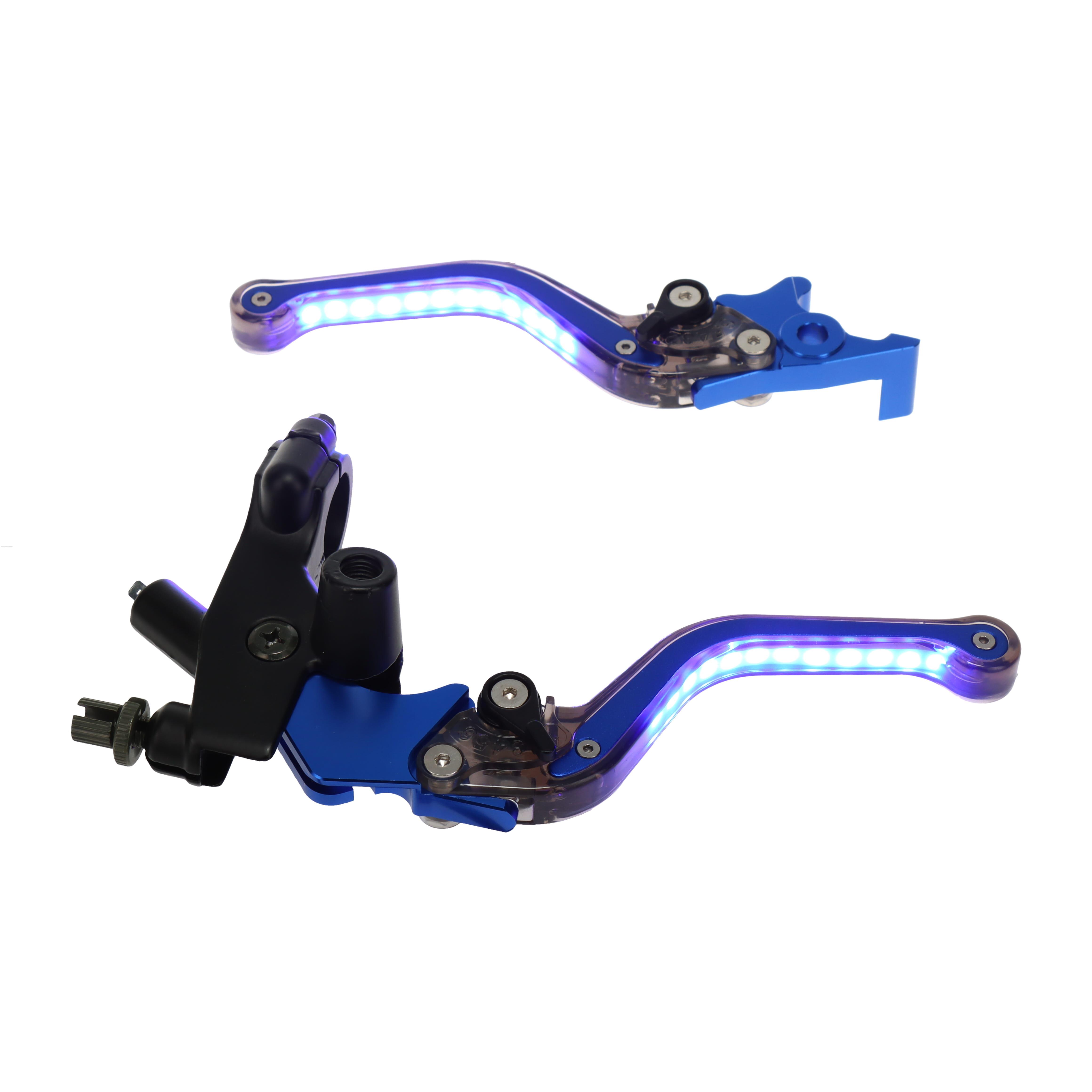 Juego de Manijas Azul con Luz Led Direccional Secuencial