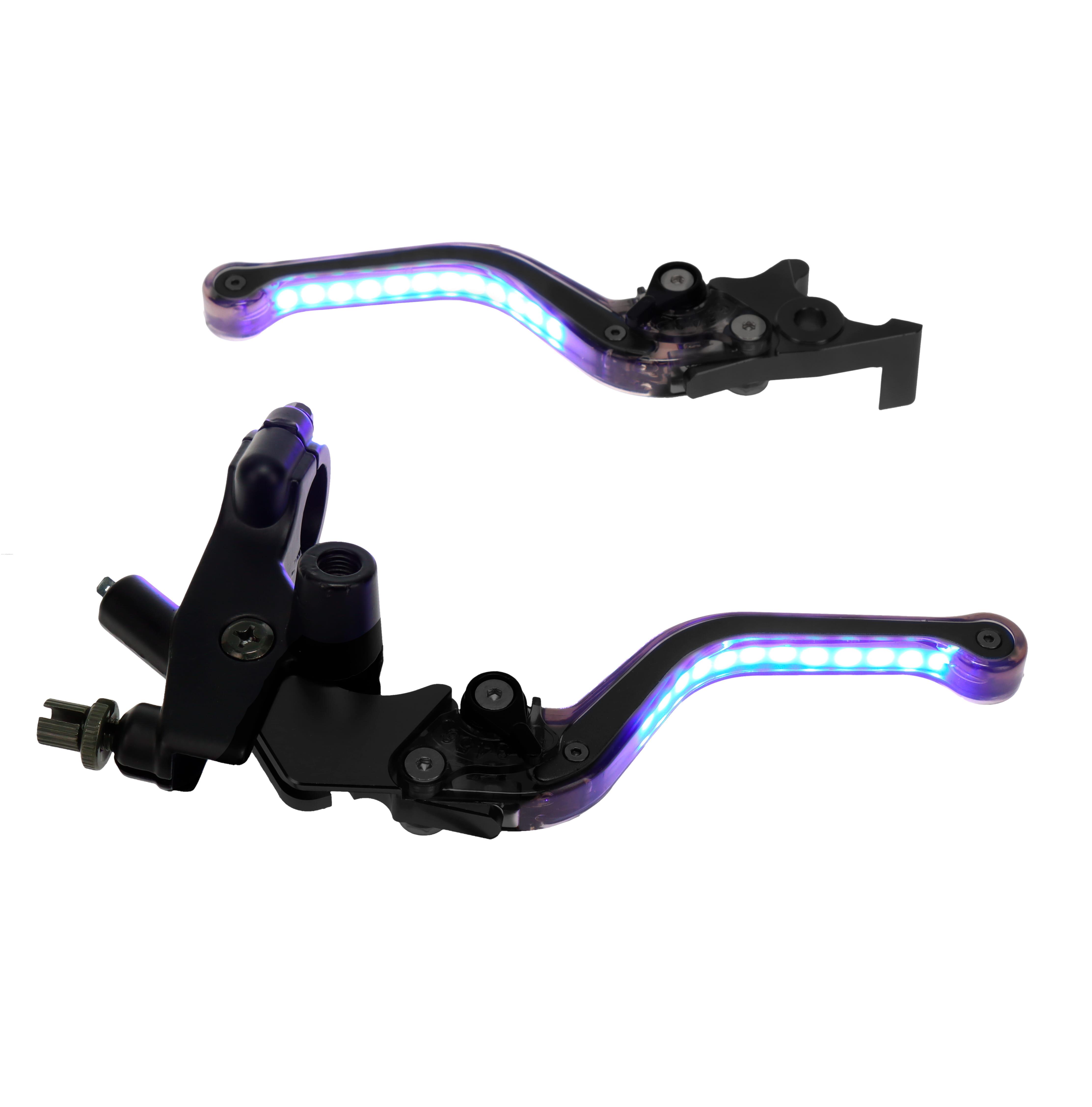 Juego de Manijas Negro con Luz Led Direccional Secuencial