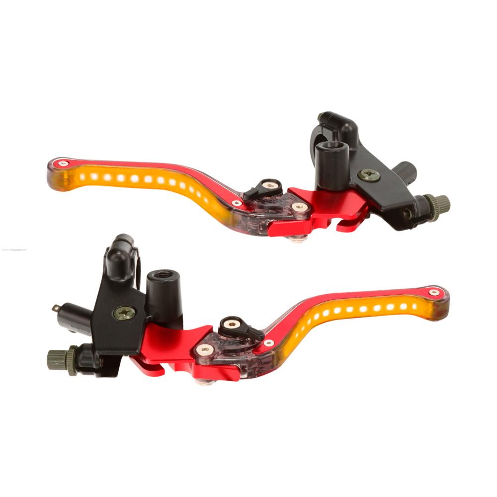 Juego de Manijas PROMOTO P-CABLES con Soporte con Luz Led Direccional Secuencial