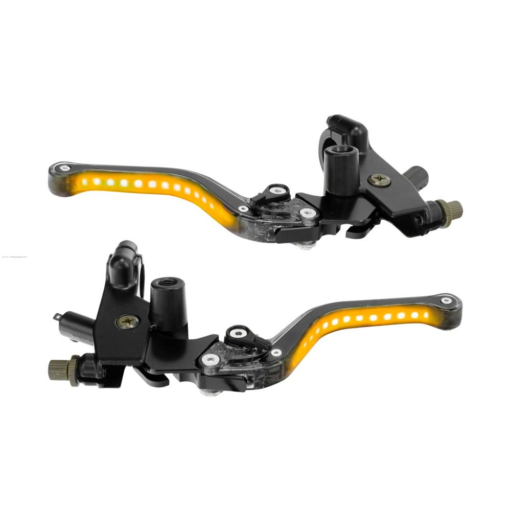 Juego de Manijas PROMOTO P-CABLES con Soporte con Luz Led Direccional Secuencial