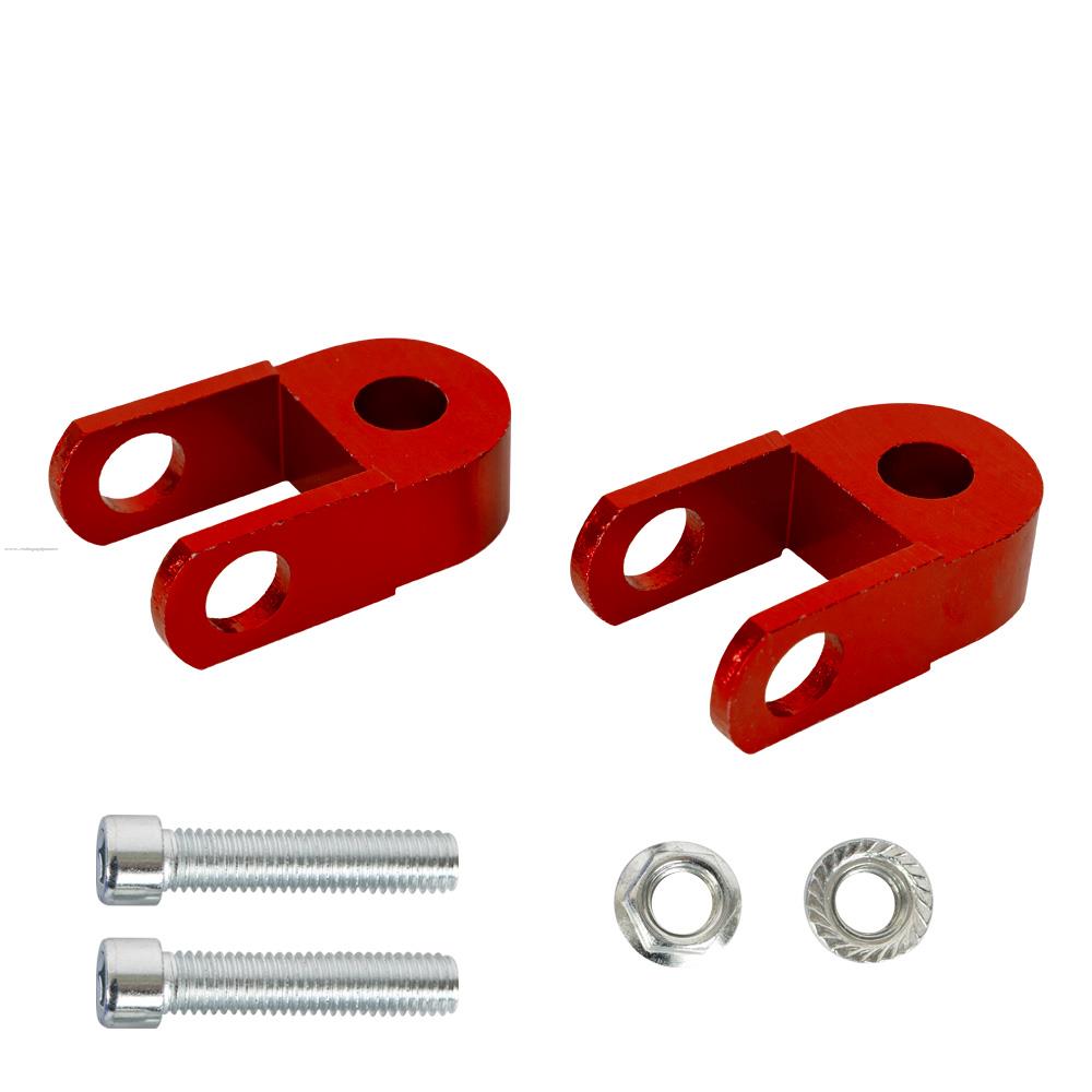 Extension de Amortiguador PROMOTO Aluminio P/ALTURA 30 mm Rojo