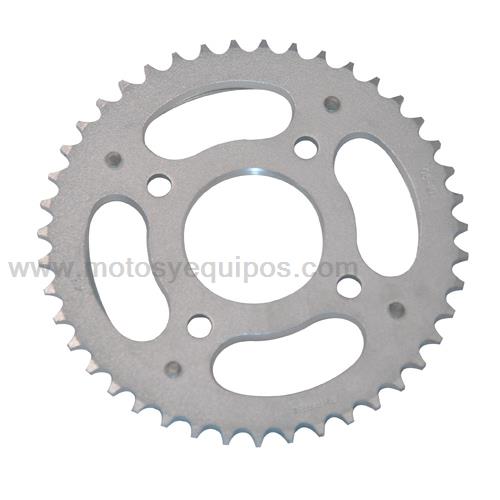 Engrane Trasero RIFFEL Acero 1045 43D P/HONDA CG150 Titan KS