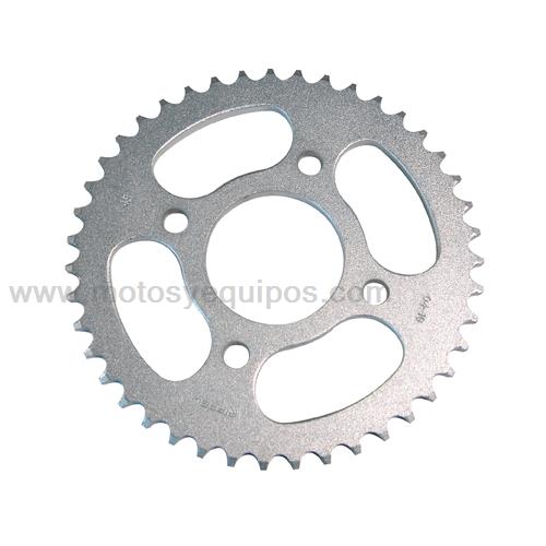 Engrane Trasero RIFFEL Acero 1045 43D P/HONDA CG125/FT125 MA