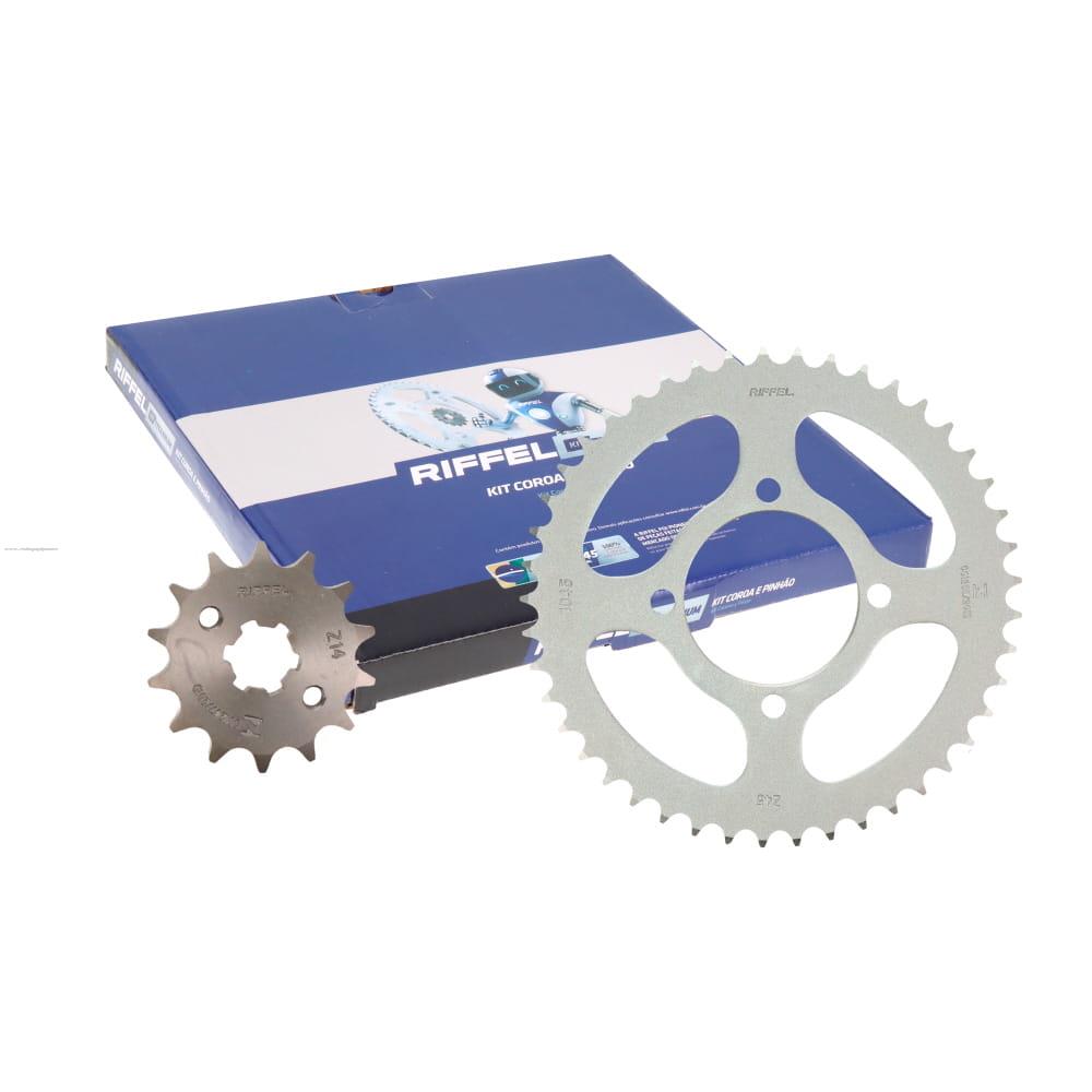 Juego Engranes RIFFEL Titanium 45DX14D P/YAMAHA YBR125 ED