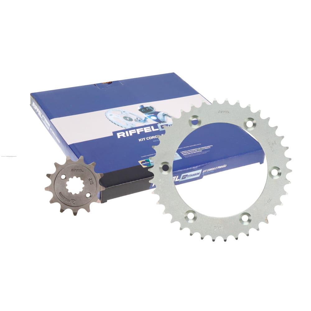 Juego Engranes RIFFEL Titanium (71050) 38DX13D P/HONDA XR250 Tornado