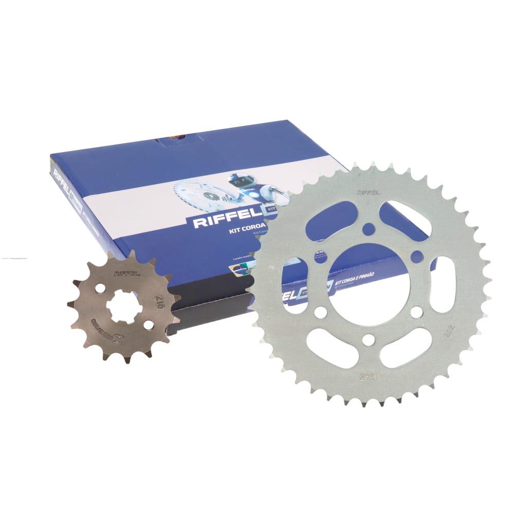 Juego Engranes RIFFEL Titanium 42DX15D P/BAJAJ Pulsar 180 UG