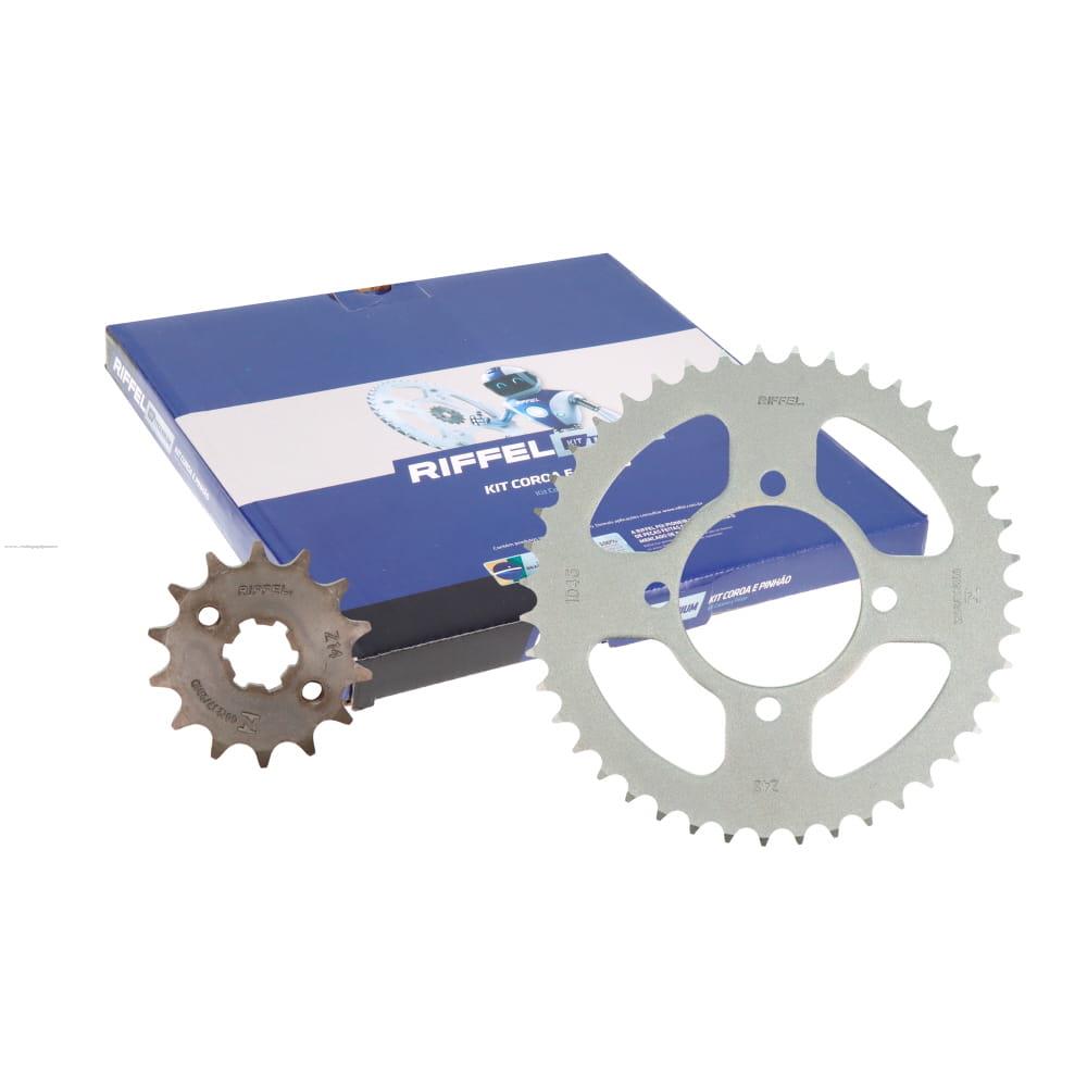 Juego Engranes RIFFEL Titanium 43DX14D P/YAMAHA YBR125 ED