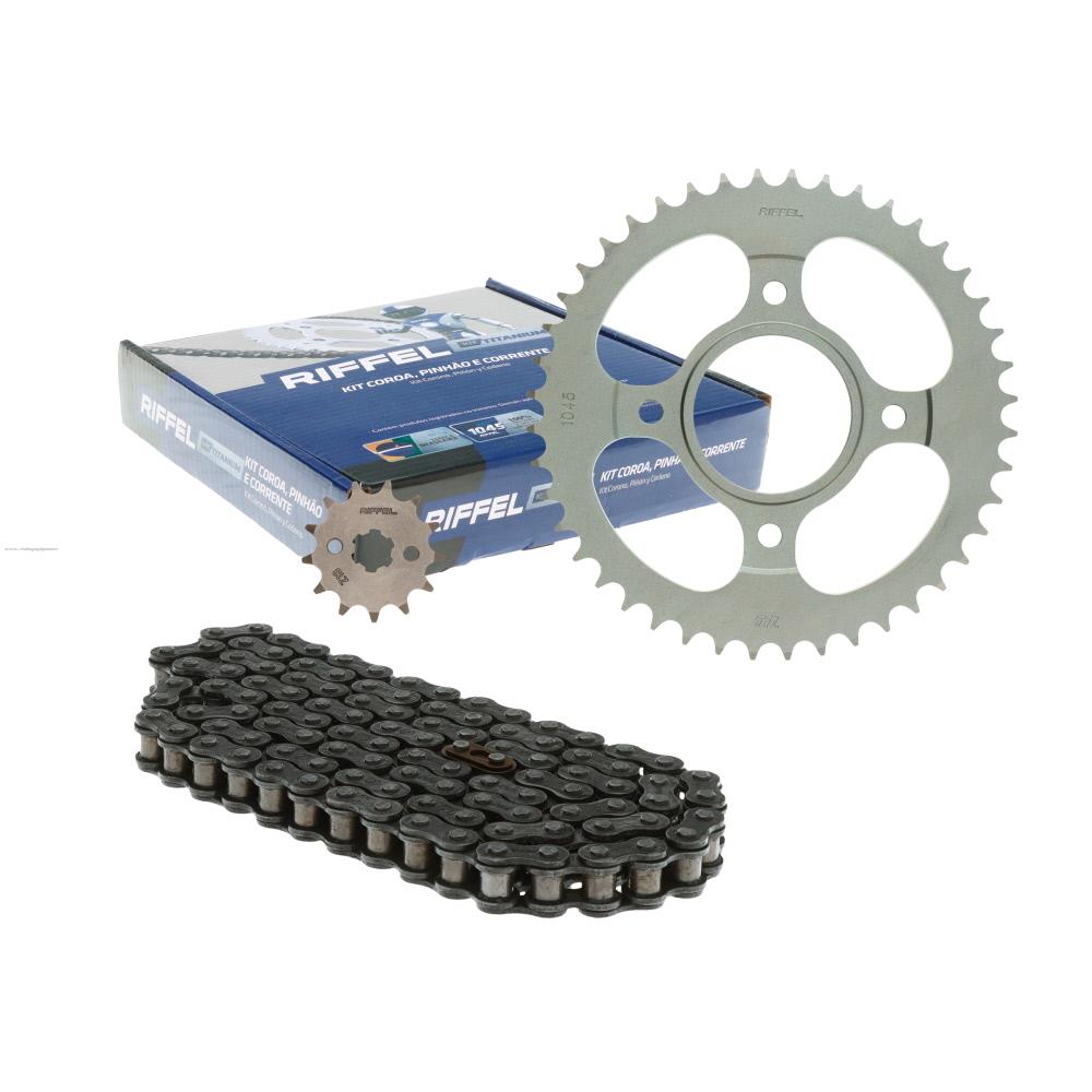 Juego Engranes RIFFEL Titanium (91638) 44DX13D con Cadena 428H-108L Hero Ignitor 125