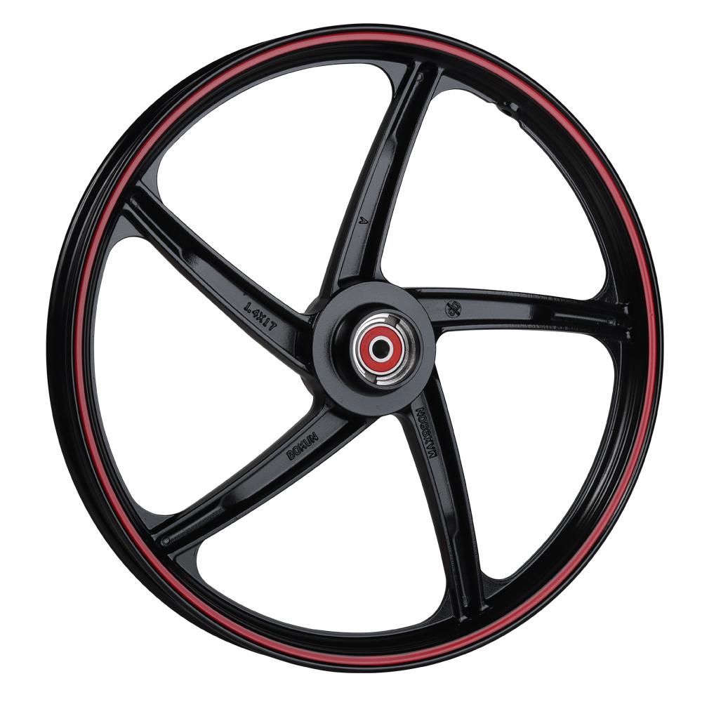 Rim PROMOTO Delan Negro Aluminio Italika 125Z (17X1.40)(TT)