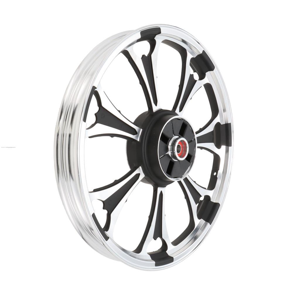 Rim PROMOTO Trasero BULK-7 Negro Aluminio (18x1.85)(TT) Italika DT125 Clasica /SPORT/FT125 CLASICA/ROJA/SPORT/DT150 CLASICA/XFT125 /SPORT/FT125 CLASICA/ROJA/SPORT/DT150 CLASICA/XFT125