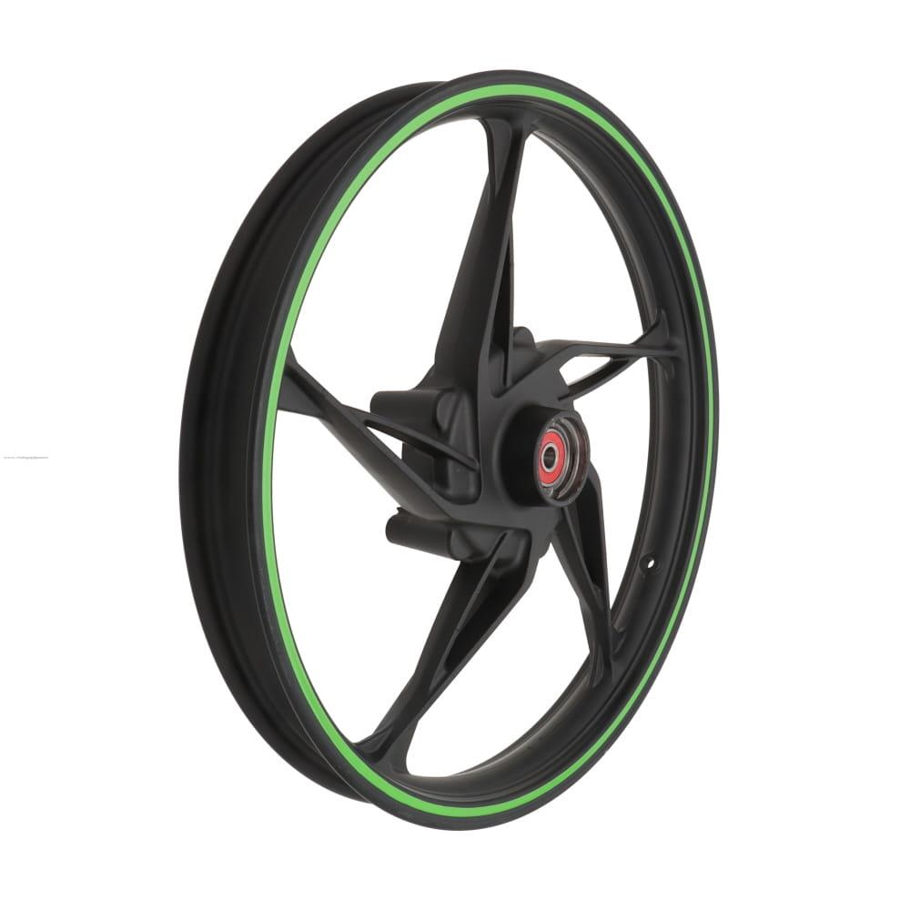 Rim PROMOTO Delan NEGRO/VERDE Italika 150Z (17X1.60)(TT)