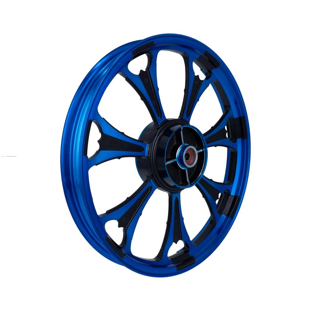 Rim PROMOTO Trasero BULK-7 AZL/NGO Aluminio (18X1.85)(TT) Italika DT125 Clasica /SPORT/FT125 CLASICA/ROJA/SPORT/DT150 CLASICA/XFT125 /SPORT/FT125 CLASICA/ROJA/SPORT/DT150 CLASICA/XFT125
