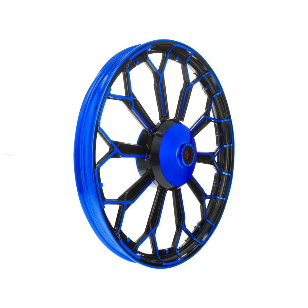 Rim PROMOTO Delan SPYDER-10 AZL/NGO Aluminio (18X1.40)(TT) Italika DT125 Clasica /SPORT/FT125 CLASICA/ROJA/SPORT/DT150 CLASICA/XFT125 /SPORT/FT125 CLASICA/ROJA/SPORT/DT150 CLASICA/XFT125