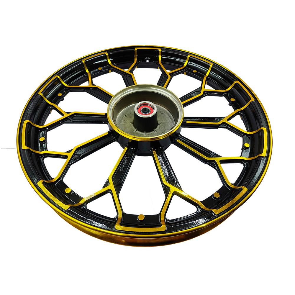 Rim PROMOTO Trasero SPYDER-10 DORADO/NEGRO Aluminio (18X1.85)(TT)