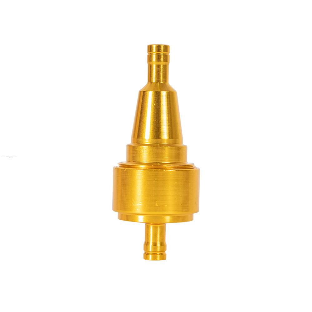 Filtro Gasolina Aluminio Universal Dorado