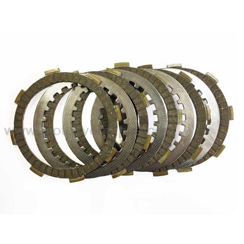 Disco Embrague Pasta P/ITALIKA FT125 C/LAMINA (9 PZS) Promoto FT125 CLASICA/SPORT/ROJA/CARGO125