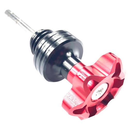 Bayoneta PROMOTO Aluminio Cnc Rojo P/NIVEL de Aceite Scooter