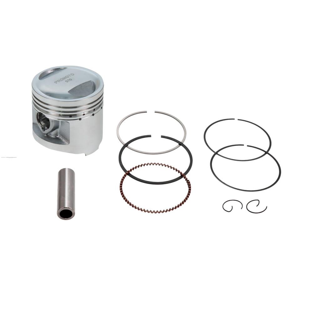 Piston Completo Std P/ITALIKA FT125 Clasica PROMOTO /SPORT/DELIVERY/ROJA/125Z(2019)/DT125/CLASICA/SPORT/DELIVERY