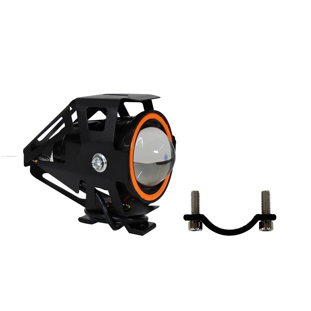 Faro Delan Auxiliar Led Negro ALTA/BAJA/STROBO /OJO Angel ROJO/ANGEL Demon PROMOTO