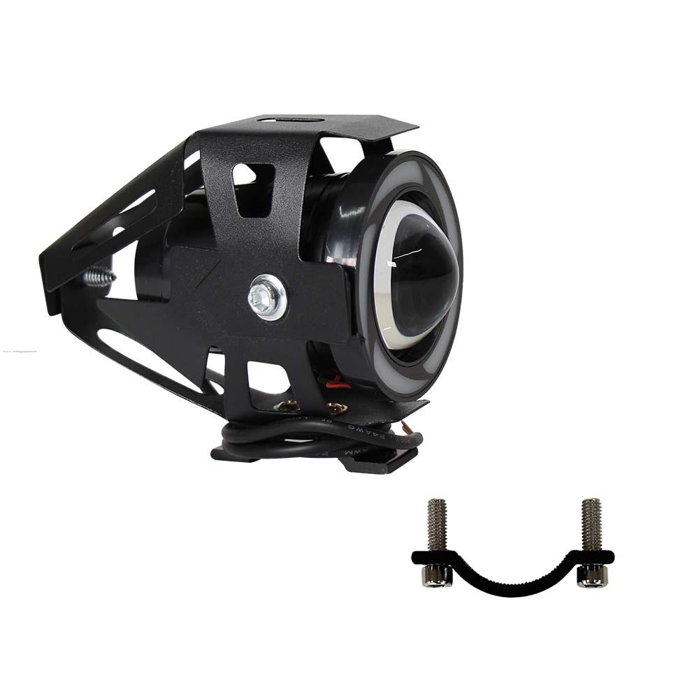 Faro Delan Auxiliar Led Negro ALTA/BAJA/STROBO /OJO Angel MULTICOLOR/ANGEL Demon PROMOTO