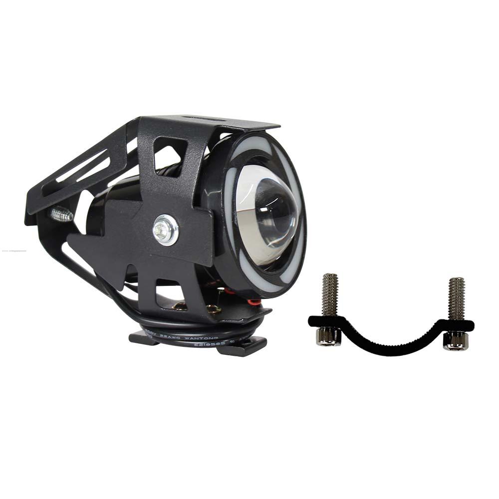 Faro Delan Auxiliar Led Negro ALTA/BAJA/STROBO /OJO Angel AZUL/ANGEL DEMON/LED Cree PROMOTO