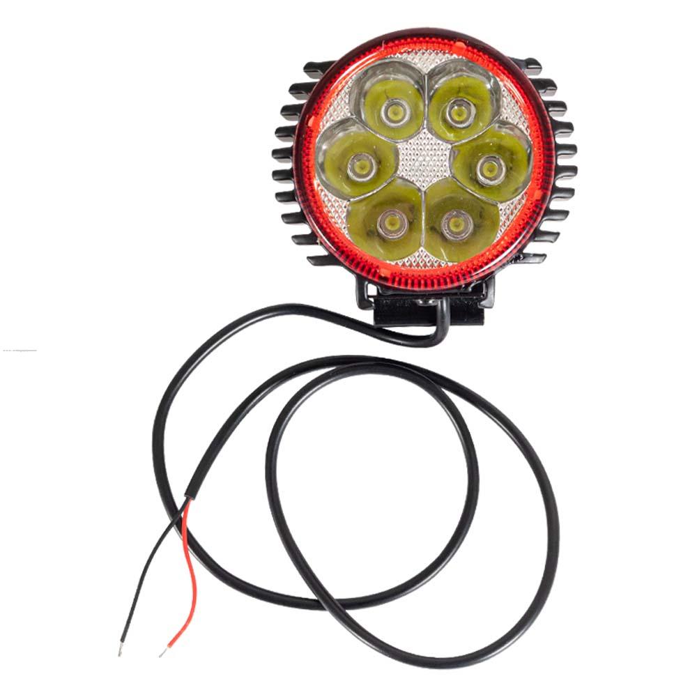 Faro Delan Auxiliar ALTA/BAJA/STROBO ROJO-AMBER Led PROMOTO