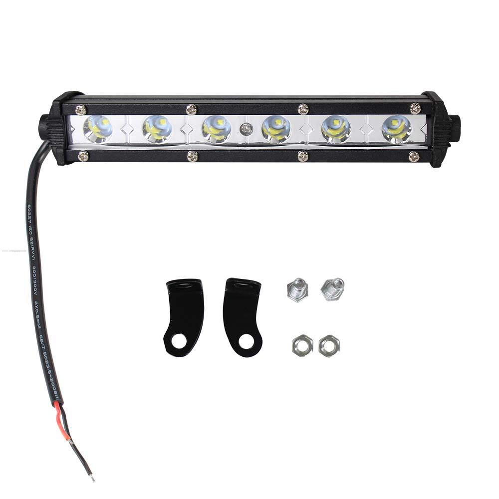 Faro Delan Auxiliar Tipo Barra 6 Leds Aluminio Led Smd PROMOTO