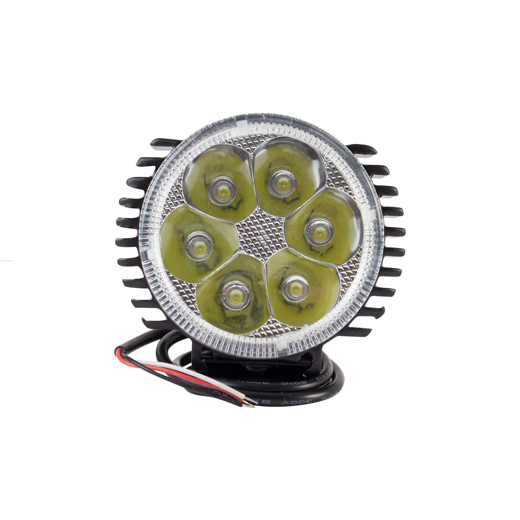 Faro Delan Auxiliar ALTA/BAJA/STROBO/ ROJO-AMBER Led Cree PROMOTO