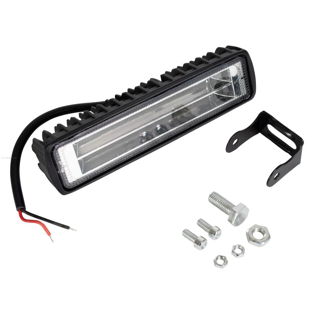 Faro Delan Auxiliar Led Negro Tipo Barra 28 Leds Aluminio PROMOTO