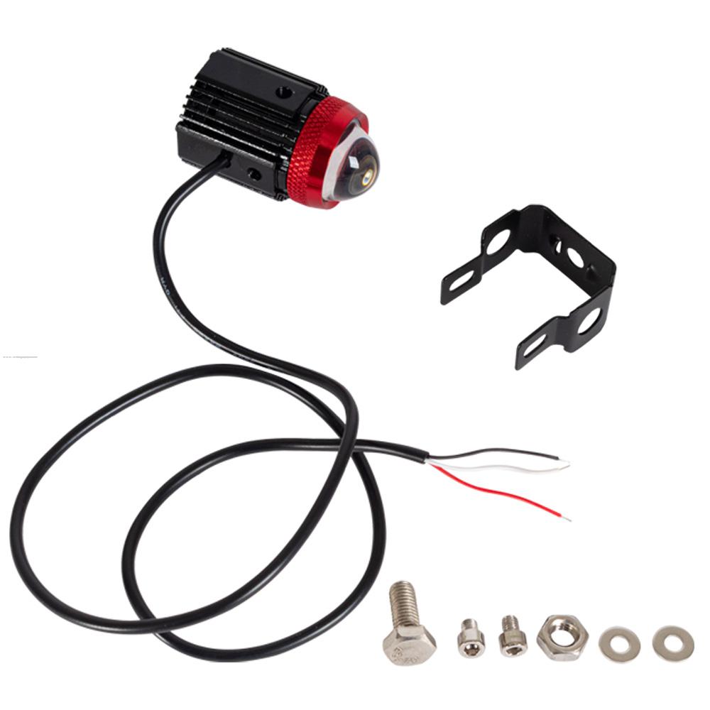 Faro Delan Auxiliar Luz BLANCA/LUZ Amarilla C/LUPA y Ventilador PROMOTO