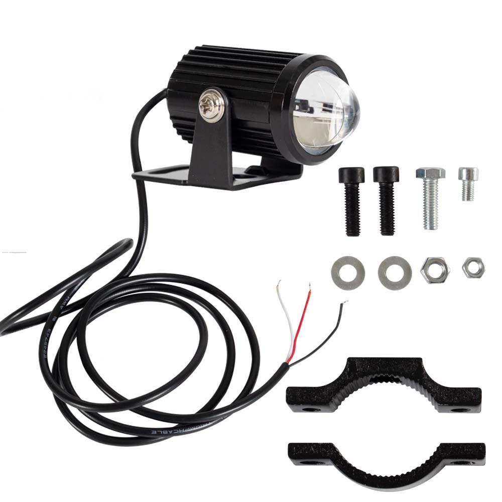 Faro Delan Auxiliar Led Lupa Luz BLANCO/AMARILLO 30W 12V PROMOTO