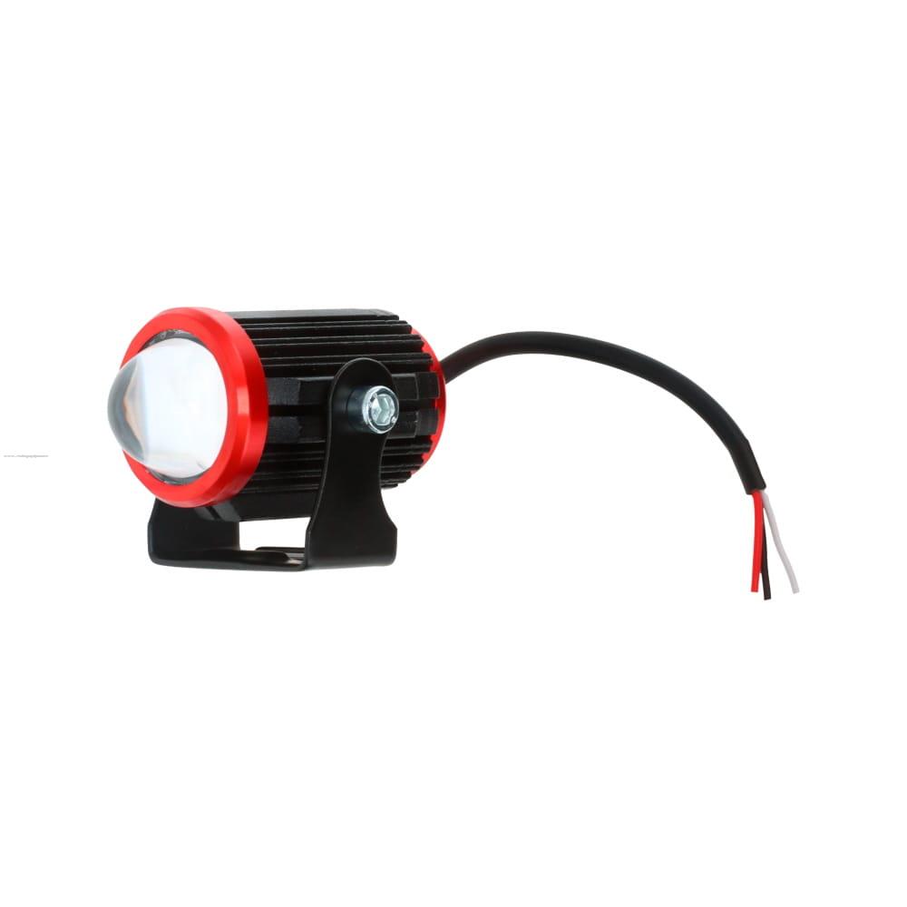 Faro Delan 01-01 Auxiliar Led Lupa C/SOPORTE Espejo Baja AMARILLO/ALTA Blanco PROMOTO