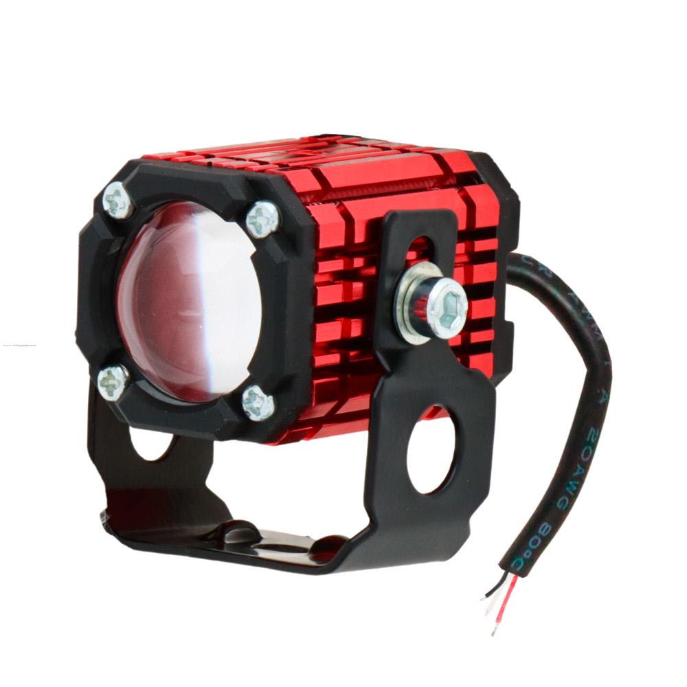 Faro Delan Auxiliar P118 3P Led Luz BLANCO/AMARILLO Rojo PROMOTO