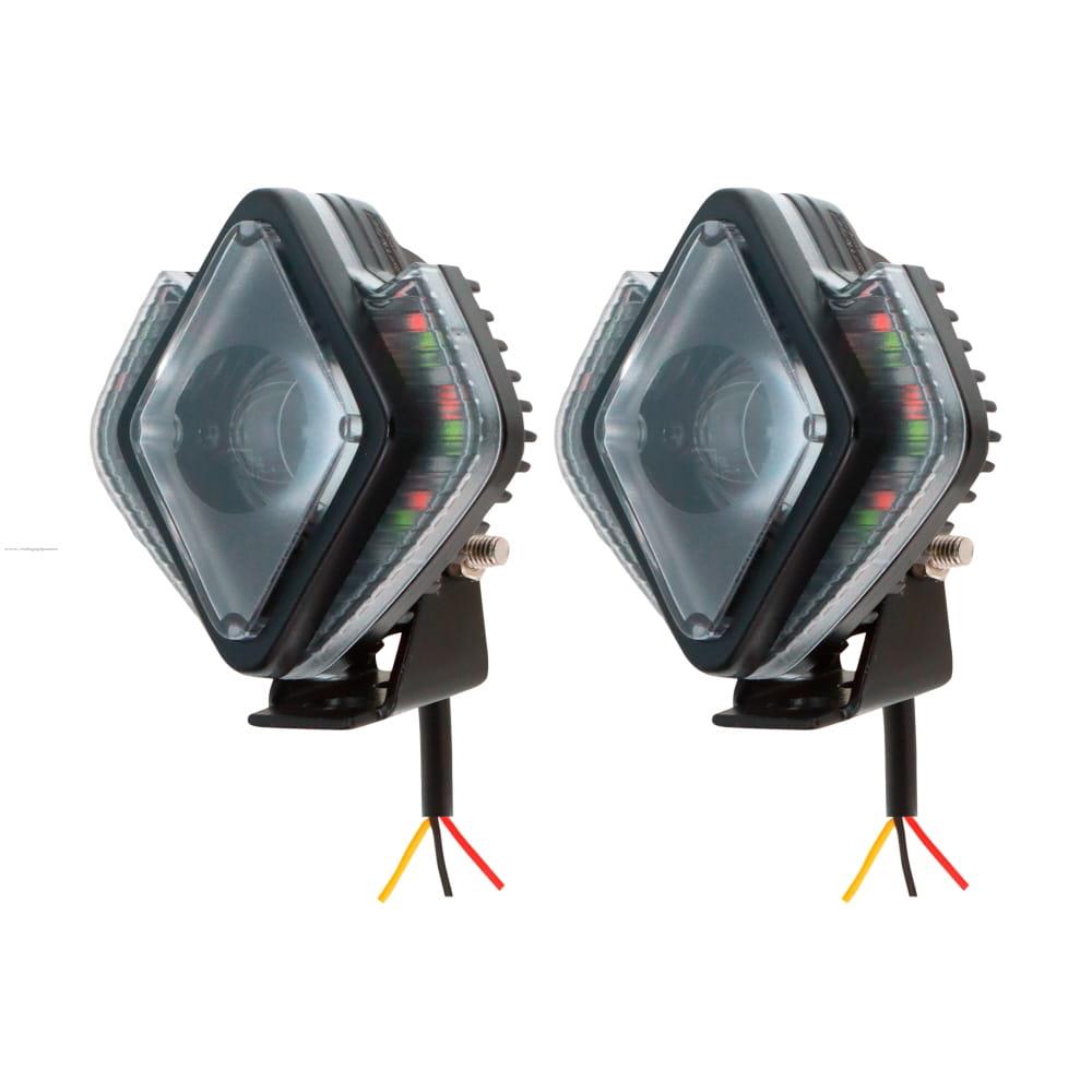 Faro Delan Auxiliar Led Blanco Rgb 12V 50W 5000LM PROMOTO PLATINO