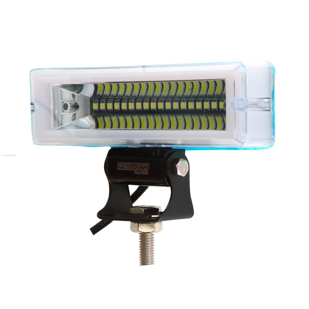 Faro Delan Auxiliar Led BLANCO/ROJO 12V 14W 1400LM PROMOTO PLATINO
