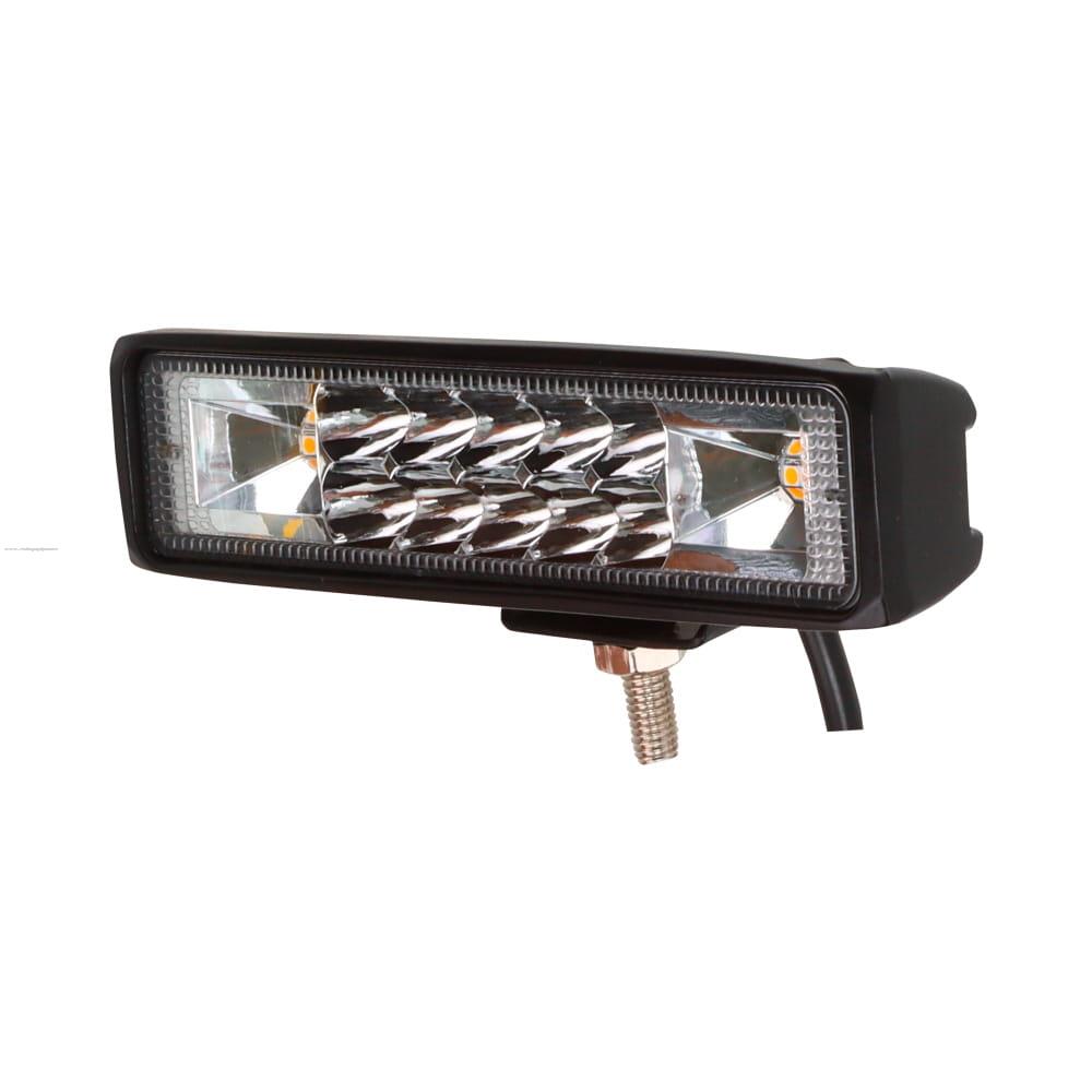 Faro Delan Auxiliar Led BLANCO/AMARILLO/STROBO 12V 54W 5400LM PROMOTO PLATINO