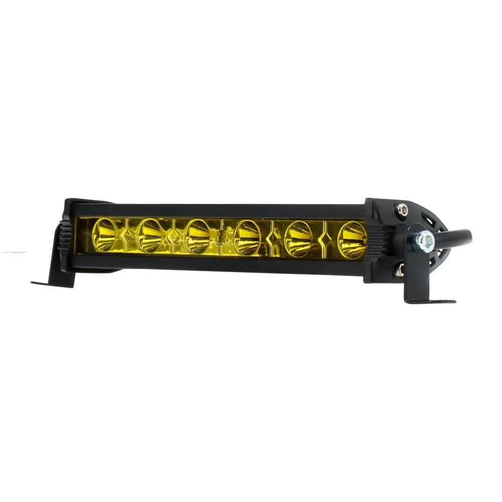 Faro Delan Auxiliar Led AMARILLO/STROBO 12V 18W 1800LM PROMOTO PLATINO