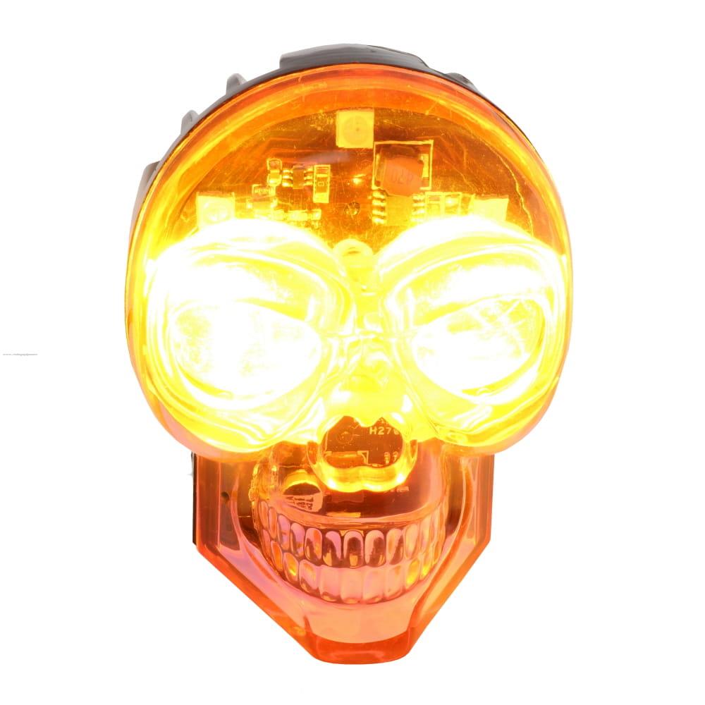 Faro Delan Auxiliar Led Alta BLANCA/BAJA Amarilla Calavera Rosa Rgb C/ESTROBO 12V 17W