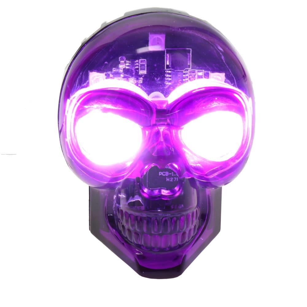 Faro Delan Auxiliar Led Alta BLANCA/BAJA Amarilla Calavera Morado Rgb C/ESTROBO 12V 17W