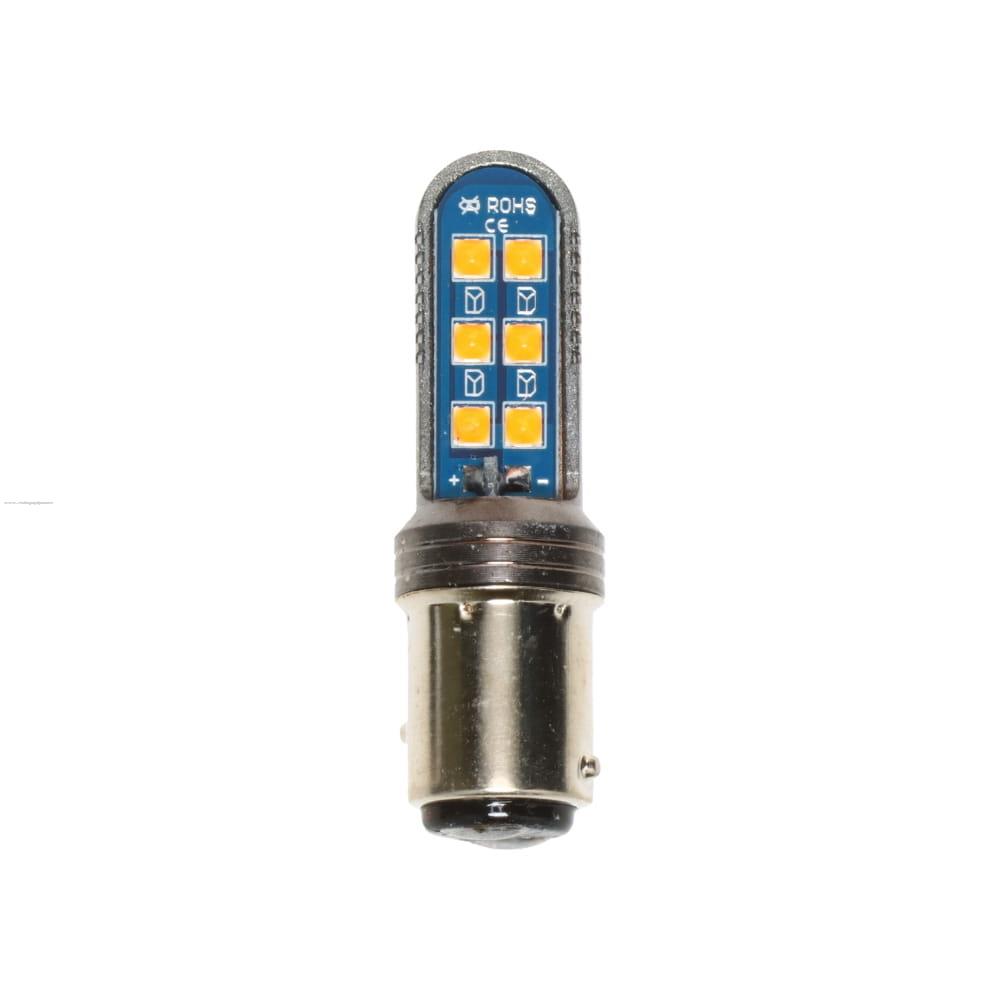 Foco Calavera 1157 12V Led Amarillo PROMOTO PLATINO