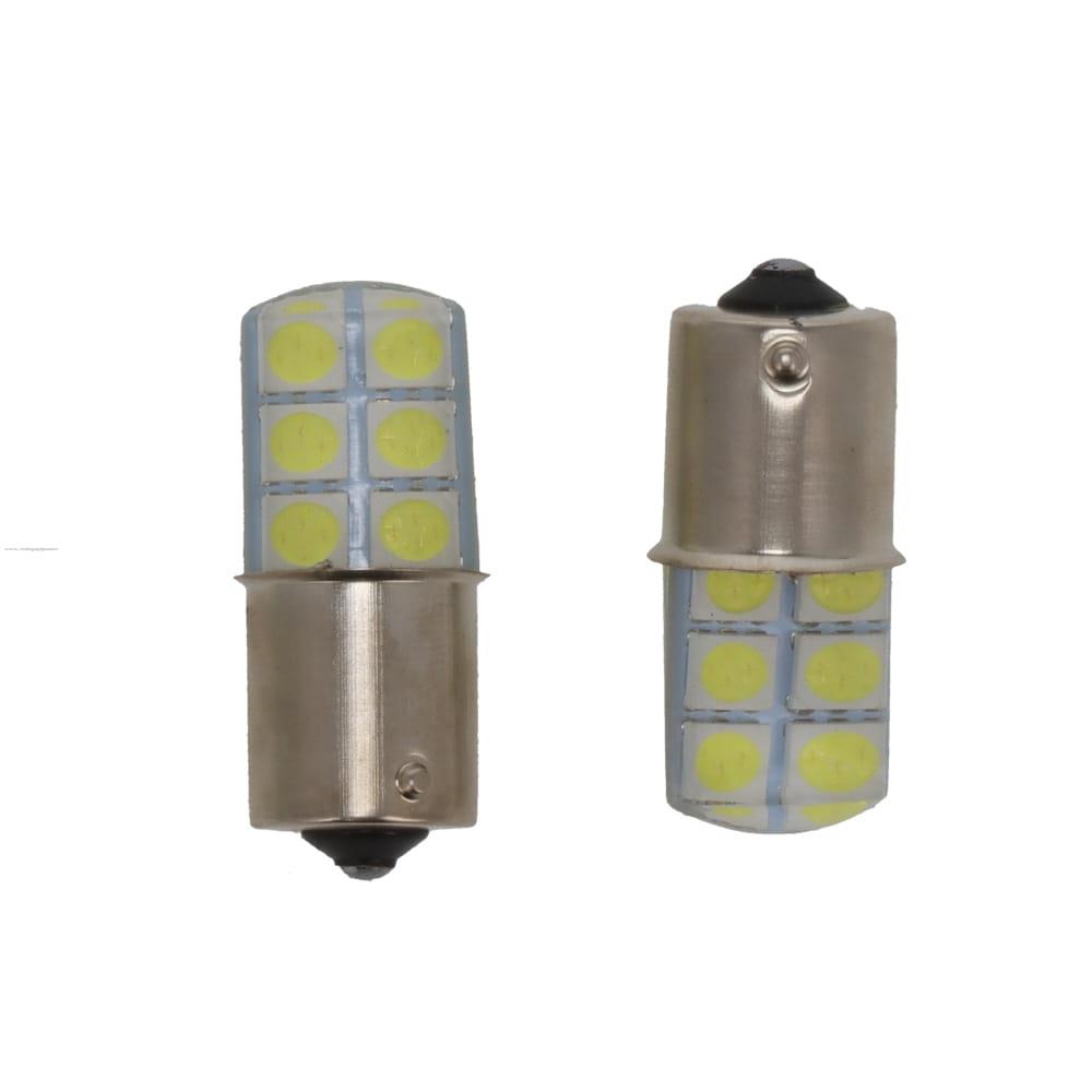 Foco Direccional BA15S 12V Led Blanco (BLISTER C/2) PROMOTO