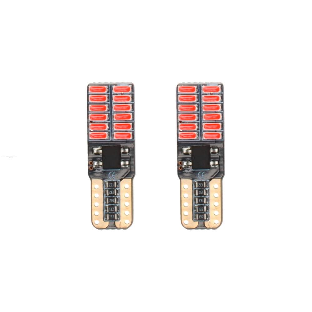 Foco Direccional T10 12V Led Rojo (2 PZS) PROMOTO PLATINO