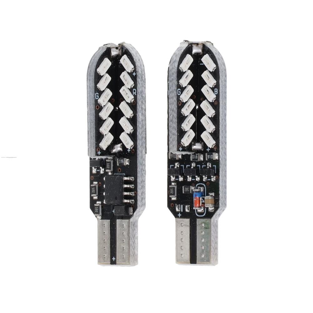 Foco Direccional T10 12V Led Rojo (2 PZS) PROMOTO PLATINO