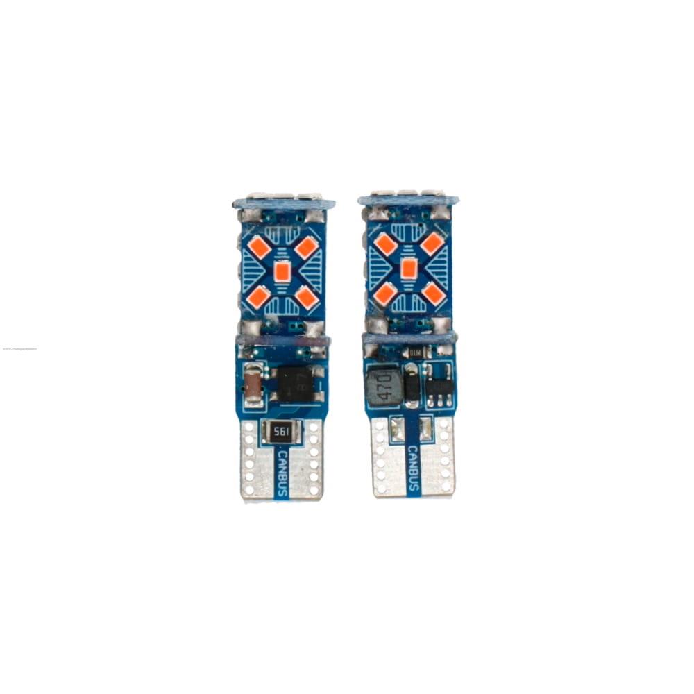 Foco Direccional T10 12V Led Rojo (2 PZS) PROMOTO PLATINO