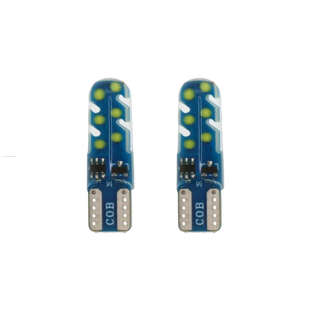 Foco Direccional T10 12V Led BLANCO/STROBO (2 PZS) PROMOTO PLATINO