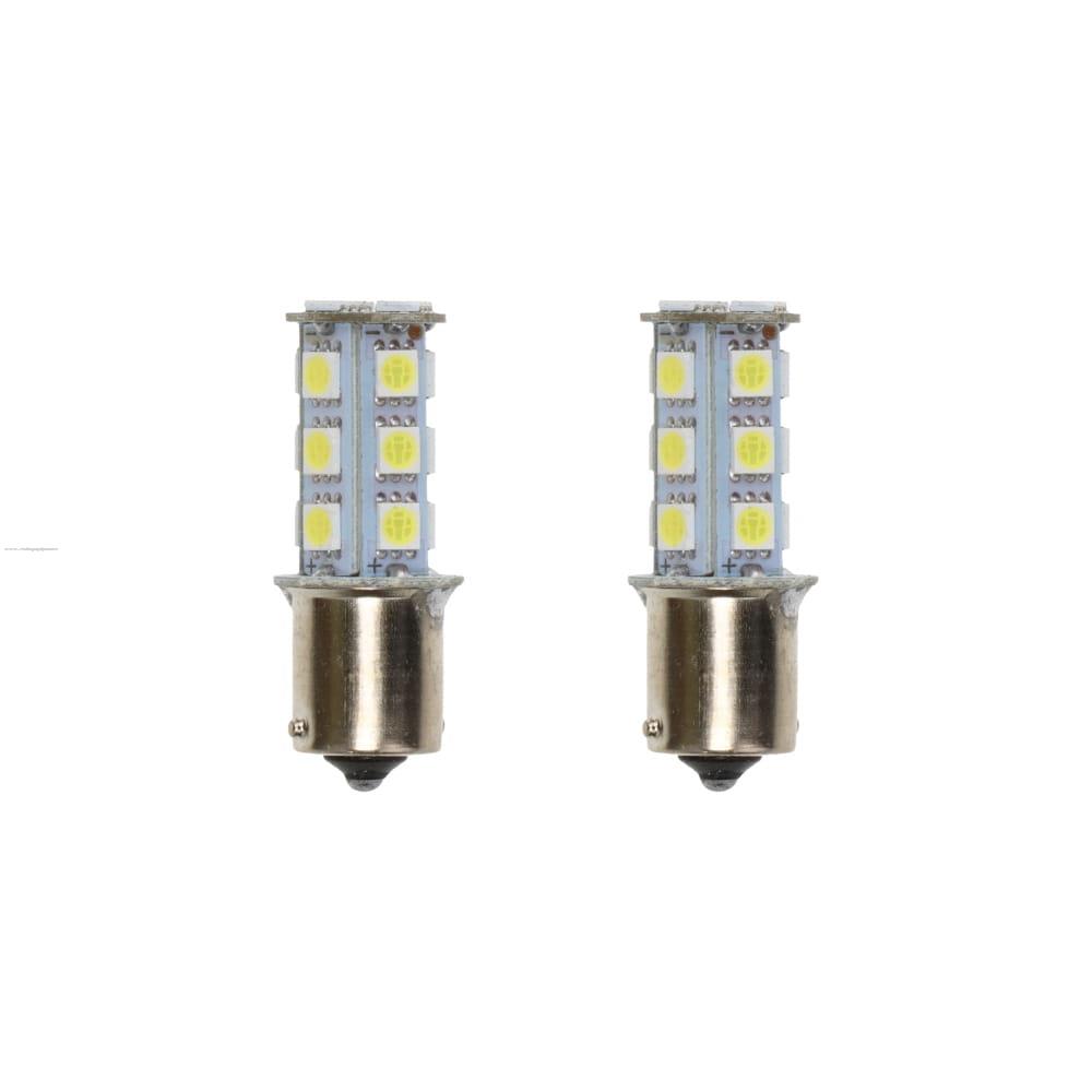 Foco Direccional 1156 12V Led BLANCO/STROBO (2 PZS) PROMOTO PLATINO