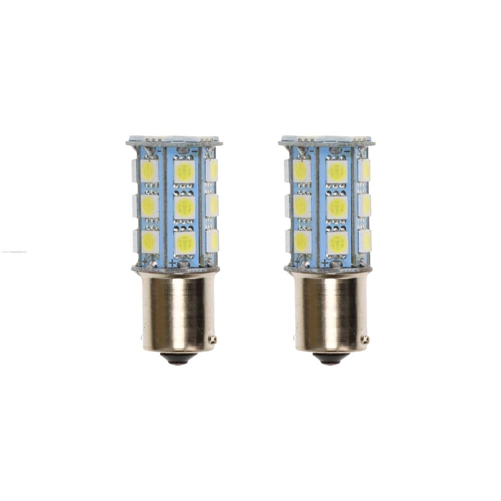 Foco Direccional 1156 12V Led BLANCO/STROBO (2 PZS) PROMOTO PLATINO
