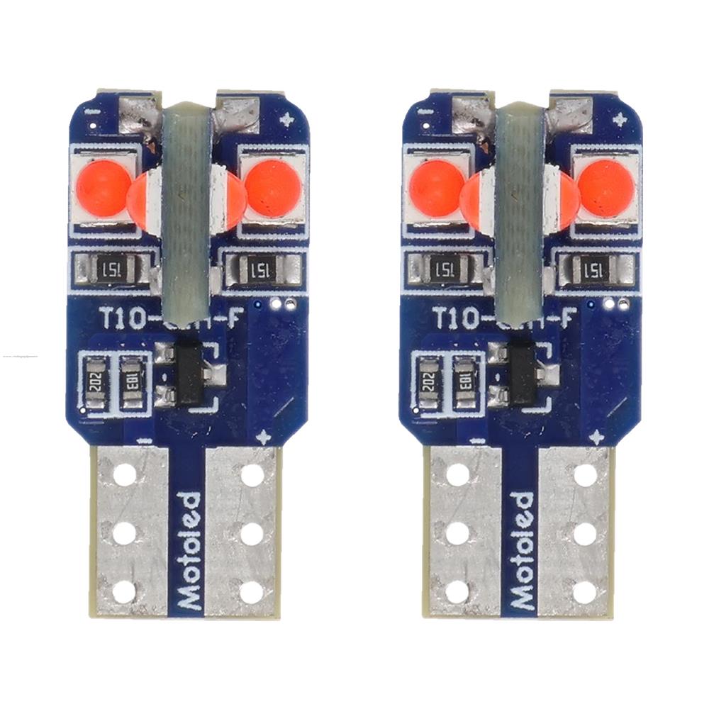 Foco Direccional Led T10 12V Rojo C/STROBO PROMOTO PLATINO